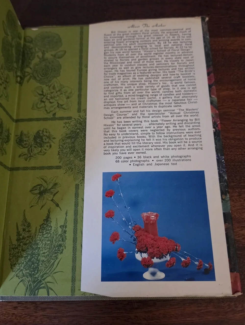 FLOWER ARRANGING VOLUME ONE: SECOND EDITION BY BILL HIXSON English And Japanese
